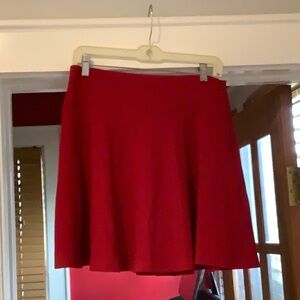 Elegant Red Women's Skirt